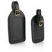 TS02VB Black Deluxe Luggage Tag - 2 Pack