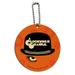 A Clockwork Orange Hat and Logo Round Wood Luggage Card Suitcase Carry-On ID Tag