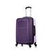 InUSA Pilot 24" Lightweight Hardside Spinner Luggage, Dark Purple/Light Purple