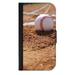 Baseball on a Field - Passport Cover / Card Holder for Travel