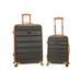 Rockland Melbourne 2 Piece Hardside Spinner Luggage Set