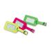 Rectangular Luggage Tag in Neon by (Yellow)
