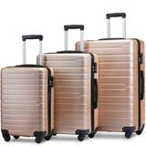 Romacci Hardshell Luggage Sets 3 Pcs Spinner Suitcase with TSA Lock Lightweight 20â€�24â€�28â€�