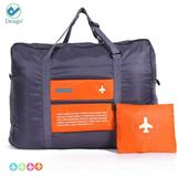 Deago Large Capacity Waterproof Foldable Lightweight Travel Duffel Bag Storage Bag Carry on Luggage Bag for Men Women (Orange)