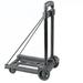 Practical Luggage Cart Travel Trailer Shopping Sturdy Portable Folding Hand Pull