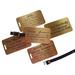 JUMBO Engraved Brass Luggage Tags (2) Engraved Front & Back