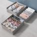 3Pcs Packing Case Drawer Type Underwear Storage Box Bra Sock Storage Bag Fabric Storage Bag