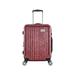 Luggage Tech Nile Polycarbonate 4-Wheel Spinner Luggage, Rose (HLGV3017RO28-88)