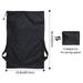 FAFIAR New Black Travel Laundry Bag Waterproof Foldable Backpack Heavy Duty Luggage Storage