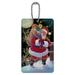 Christmas Holiday Santa Chimney Magic Luggage Card Suitcase Carry-On ID Tag