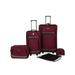 Protege 5 Piece 2-Wheel Luggage Value Set, Includes Check and Carry On Size