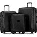 Hommoo Hardside Expandable Luggage Suitcase with Spinner Wheels, TSA Lock, 3-Piece Set