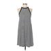 Old Navy Casual Dress - A-Line Crew Neck Sleeveless: Black Color Block Dresses - Women's Size Small