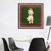 East Urban Home Santa's Little Helper II by Andi Metz - Print Canvas in Gray | 37 H x 37 W x 1.5 D in | Wayfair 9BC4E8AB4841469A9A966F975C61CAFA