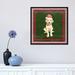 East Urban Home Santa's Little Helper II by Andi Metz - Print Canvas in Green/Red/White | 18 H x 18 W x 1.5 D in | Wayfair