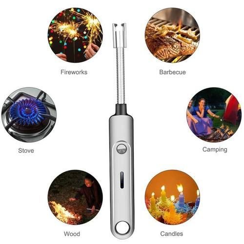 Lichtbogen Feuerzeug, Elektronisch Feuerzeug Stabfeuerzeug USB Aufladbares Plasma Feuerzeug