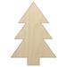 Pine Tree Wood Shape Unfinished Piece Cutout Craft DIY Projects - 6.25 Inch Size - 1/8 Inch Thick