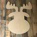 20 Moose Head Unfinished Wood Shape Shapes Cut out Build-A-Cross
