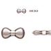 Pewter Beads Burnished Silver Plated Double-Sided Bowknot-Shaped 5 5x11 5mm 10pcs/pack (4-Pack Value Bundle) SAVE $3