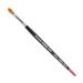 The Face Painting Shop Brush - Small Filbert Professional Face Painting Brush Sleek Pink Tipped Wooden Handle and Synthetic Bristles