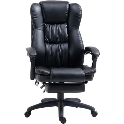 Vinsetto Bürostuhl mit Massagefunktion, Ergonomisch Schreibtischstuhl mit Liegefunktion, Image