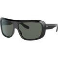 Ray-Ban Blair RB2196 Sunglasses Polarized Green Lenses Black 64 RB2196-901-58-64