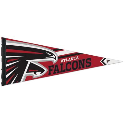 14" rundes Holzschild Atlanta Falcons Premium-Logo-Wimpel – 30b x 12h in Image