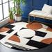 Black/Brown 96 x 0.43 in Area Rug - AllModern Antoni Handmade Wool Ivory/Black/Brown Rug Cotton/Wool | 96 W x 0.43 D in | Wayfair