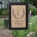 Personalization Mall Floral 2-Sided Burlap 18" x 13" Garden Flag in Brown | 18.25 H x 12.75 W in | Wayfair 20001