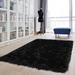 Black 96 x 72 x 2.39 in Living Room Area Rug - Black 96 x 72 x 2.39 in Area Rug - Everly Quinn Faux Sheepskin Area Rug, Sheepskin Rug, Rug For Living Room Sheepskin/ | Wayfair