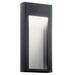 Latitude Run® Markenfield LED Outdoor Flush Mount Glass/Metal in Black | 16.25 H x 7.5 W x 7.5 D in | Wayfair 0DF0F836252B4C738D75452E696EBADF