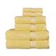 Christy Supreme Hygro 6 Piece Towel Set in Primrose 100% Supima Cotton - Luxurious & High Absorbency - Ultra Soft - 650GSM - 2 Bath, 2 Hand & 2 Face Towels