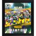 Green Bay Packers Framed 15" x 17" 2021 NFC North Division Champions Collage