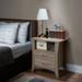Transitional Style Colt Night Table in Rustic Natural