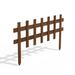 Greenes Fence 1.5 Ft. H x 3 Ft. W Deluxe Wood Fencing Wood in Brown | 18 H x 36 W x 0.75 D in | Wayfair RC75B-12PK