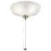 Kichler 3-Light LED Ceiling Fan Bowl Light Kit, Glass in White | 5.5 H x 12.5 W x 12.5 D in | Wayfair 380014MUL