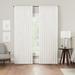 Waverly Solid Semi Sheer Rod Pocket Single Curtain Panel Synthetic in White | 84 H x 50 W in | Wayfair 22716801583