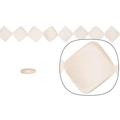 Shell Bead Natural Color Mother-Of-Pearl Diamond Plate 14x14mm 16 Inch