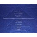 Triangle Templates- 3 Piece Special Set- No Seam - Clear 1/8