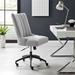 Modway Empower Channel Tufted Fabric Office Chair in Black White