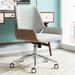 Elle Decor Ophelia Modern Office Chair, Stylish Bentwood Frame