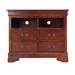 Louis Phillipe 4 Drawer Chest of Drawers (42 in L. X 18 in W. X 35 in H)