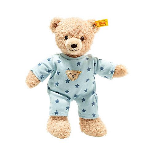 Teddybär Baby Teddy and Me mit Schlafanzug 25cm blau
