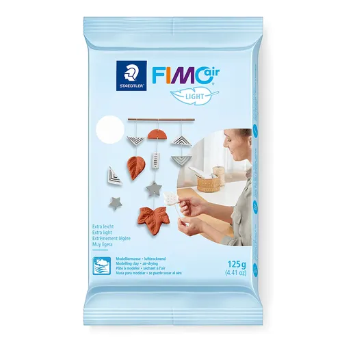 FIMO air light Modelliermasse, weiß, 125 g