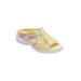 Wide Width Women's The Tracie Slip On Mule by Easy Spirit in Yellow Tie Dye (Size 9 1/2 W)