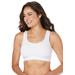 Plus Size Women's The Olivia All-around Support Comfort Sports Bra by Leading Lady in White (Size XL)