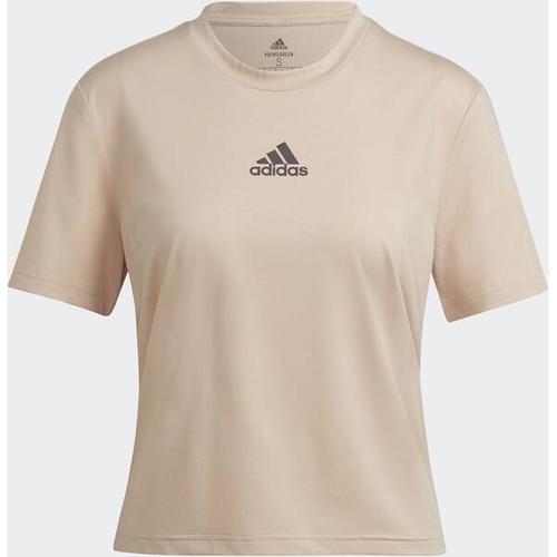 adidas Damen T-Shirt AEROREADY You for You Sport, Größe M in Rot