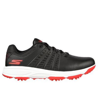 Skechers Men's GO GOLF Torque 2 Shoes | Size 8.5 Extra Wide | Black/Red | Synthetic/Textile