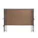 APEX GARDEN 8' Privacy Panel (1-Sided Panel Only), Metal in Brown | 52 H x 96 W x 0.1 D in | Wayfair 71590117-P