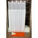 Hang2it 2 Piece Solid Shower Curtain Set Polyester in Gray/White | 74 H x 72 W in | Wayfair RTEZ-MS74-WW-1SLN